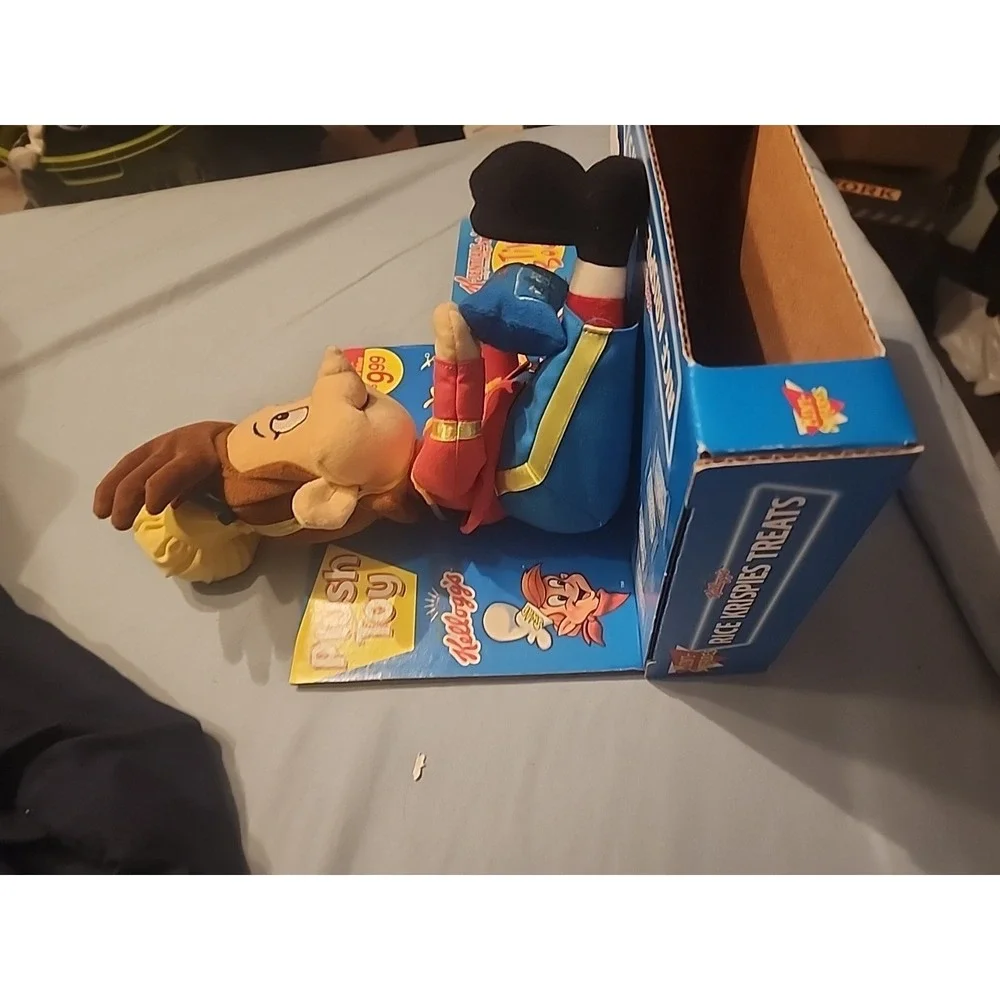 New Kelloggs POP from Rice Krispies (Snap, Crackle  Pop) Plush Doll 10